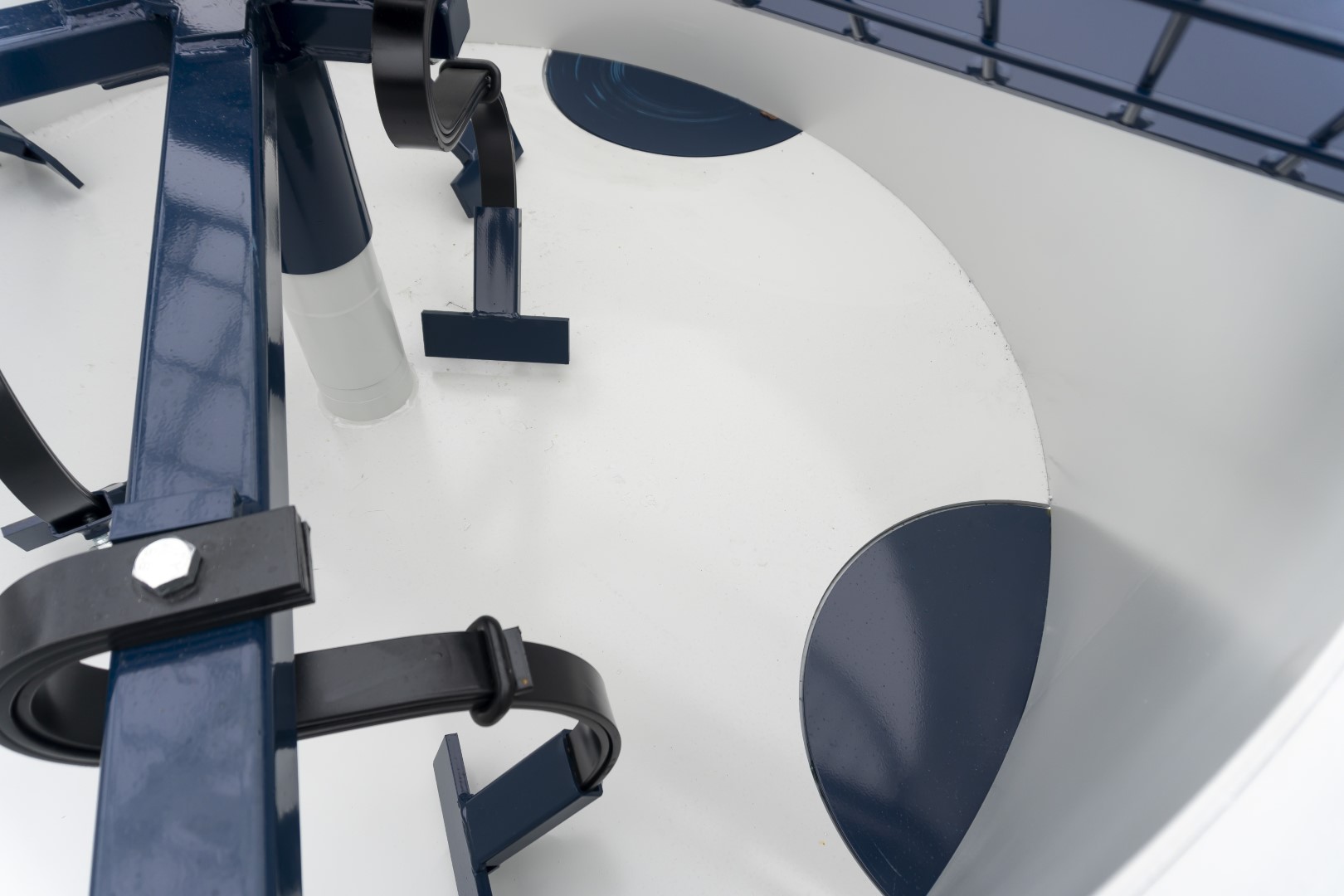 Pâles du malaxeur Cuve malaxeur avec l'arbre et les pâles