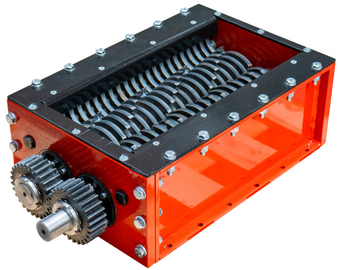 Broyeur 2 arbres - mécanisme
