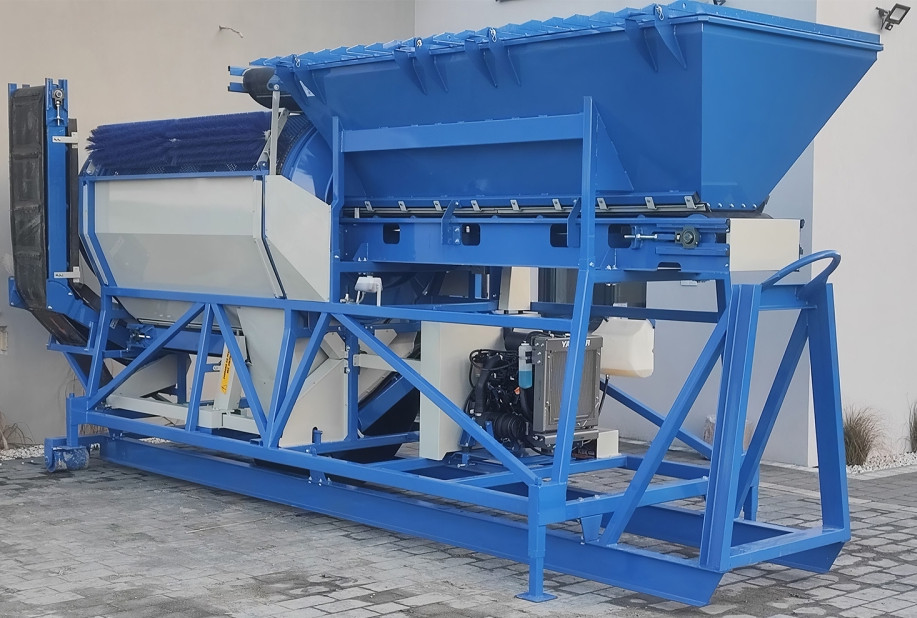 Tamis industriel sur châssis Ampliroll