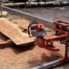 tronconneuse Stihl en scierie